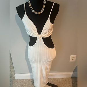 Summer white sexy dress